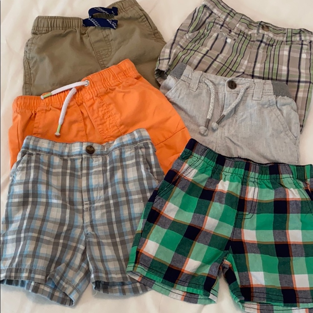 13 PAIR - Various Brand Boy Shorts 12 Months